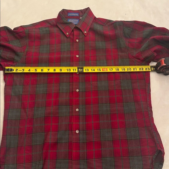 Pendleton Sir Pendleton Virgin Wool Button Down, sz L - Picture 8 of 9